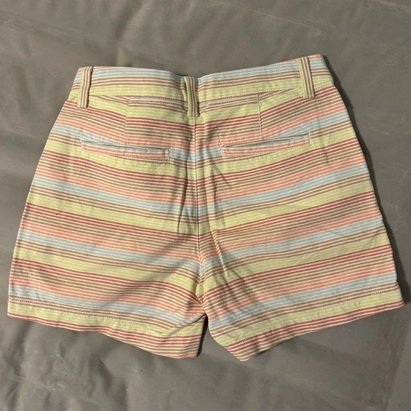 GAP 100% Cotton City Short - Stripe Shorts - Size 0 - Picture 4 of 4